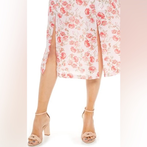 NWT BB Dakota by Steve Madden "Fairy Rose" Midi Dress - Picture 6 of 13